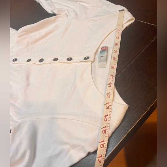 Anthropologie: White Button Front Maxi Dress With Sleeves—M - Picture 10 of 10